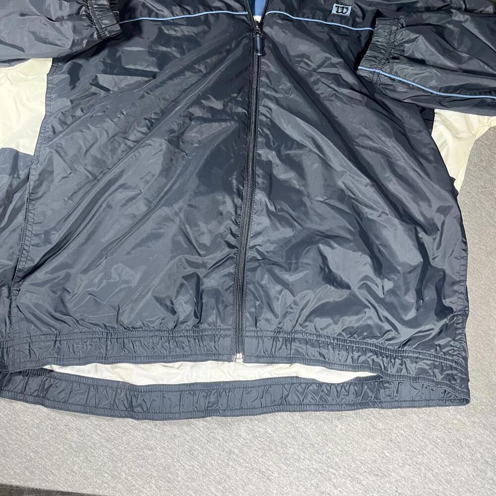 Wilson Men's Golf Windbreaker Jacket XL Black with Blue Trim Mens size XL - Picture 5 of 7